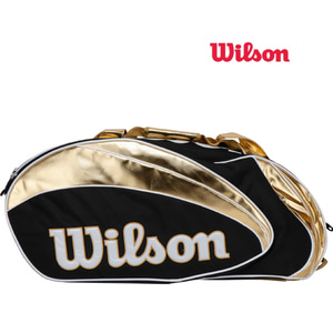 윌슨 배드민턴 테니스 가방 2단 투어 라켓 9개 수납 가방 신발 스포츠 짐백 백팩